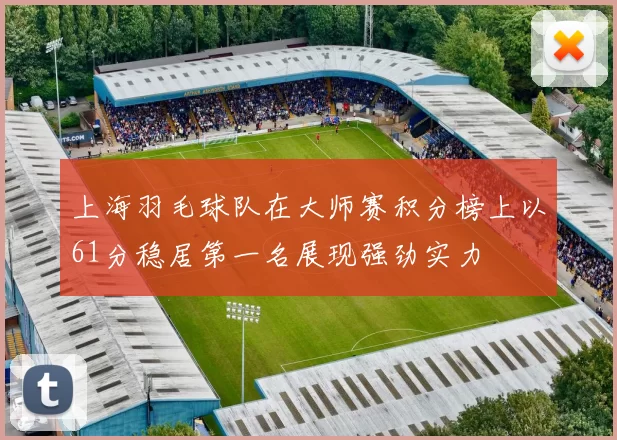 上海羽毛球队在大师赛积分榜上以61分稳居第一名展现强劲实力